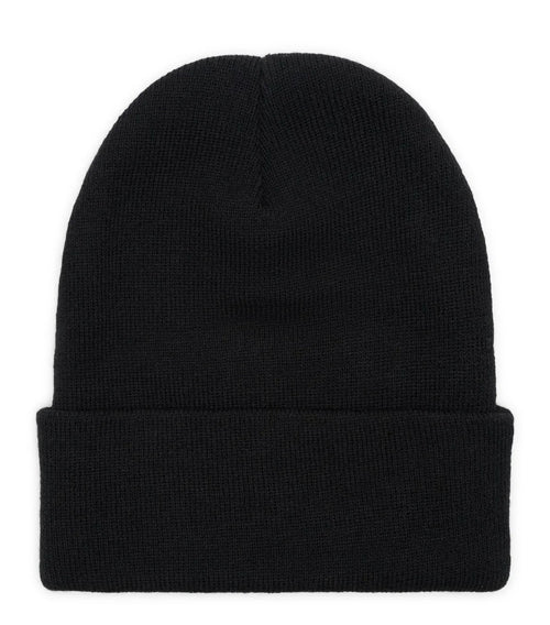 SOMEWHERE Patch Logo Winter Beanie Black