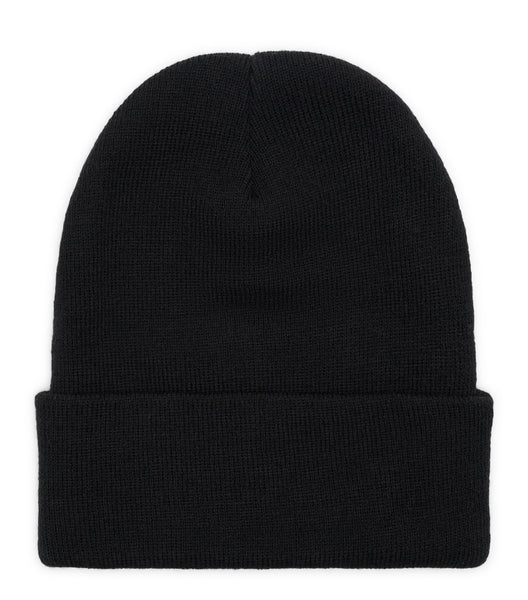 SOMEWHERE Patch Logo Winter Beanie Black