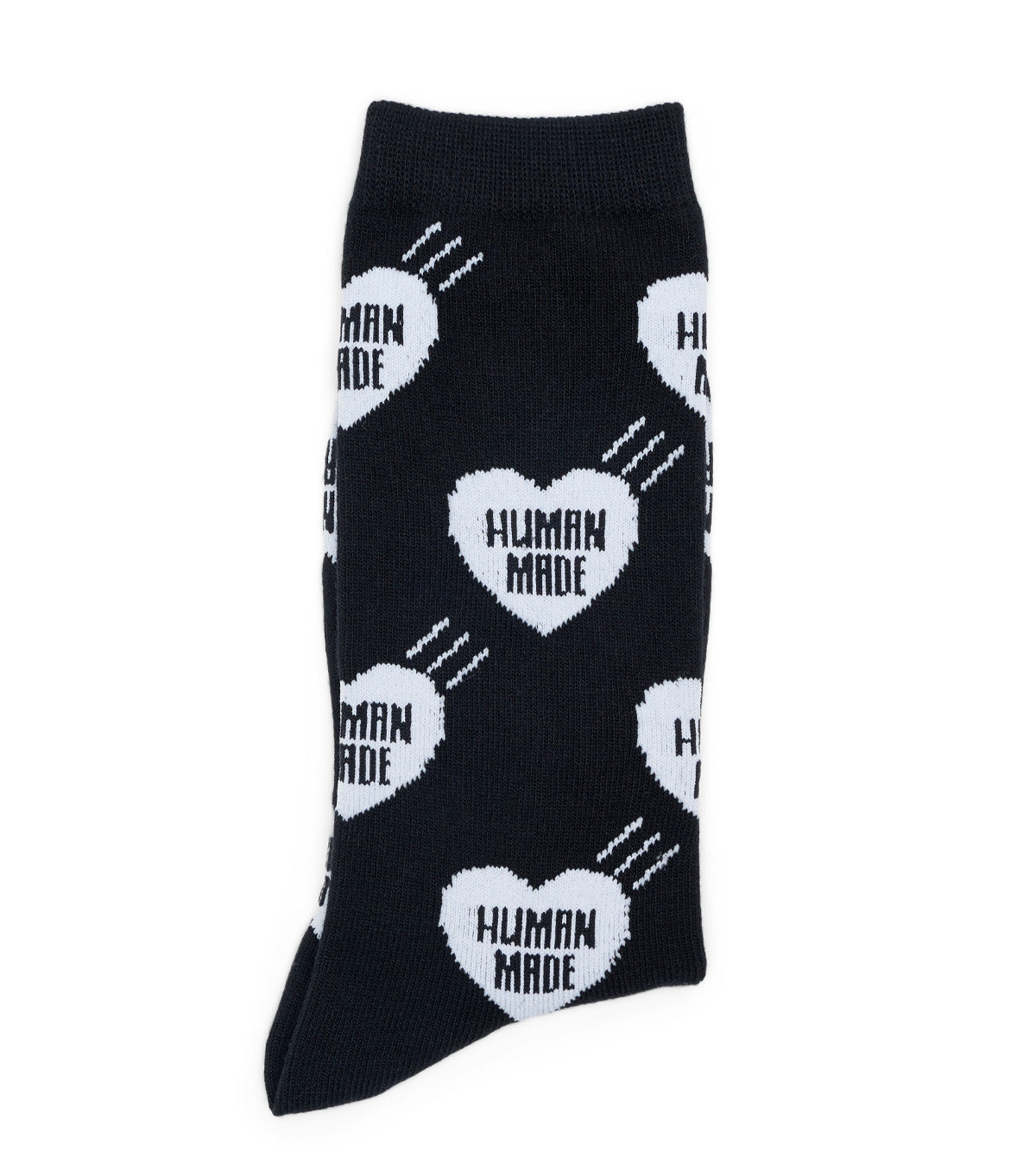 Human Made Heart Socks Black