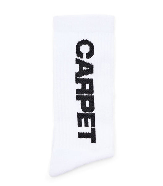 Carpet Company Carpet Sucks Sock White