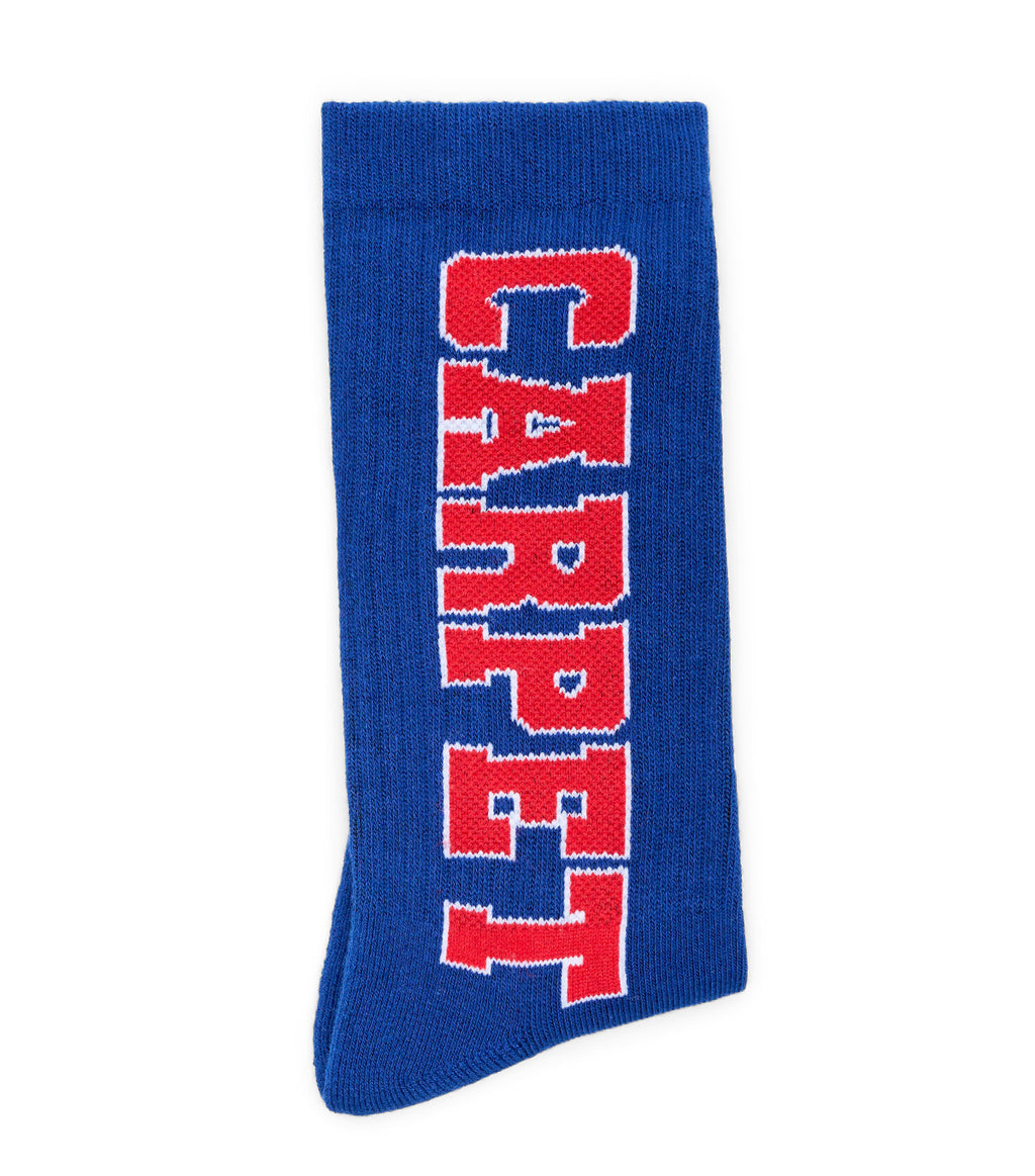 Carpet Company Varsity Socks Blue