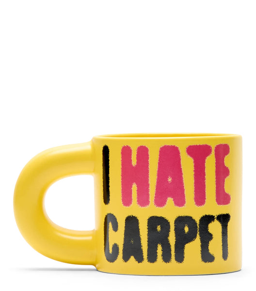 Carpet Company Hate Coffee Mug Yellow