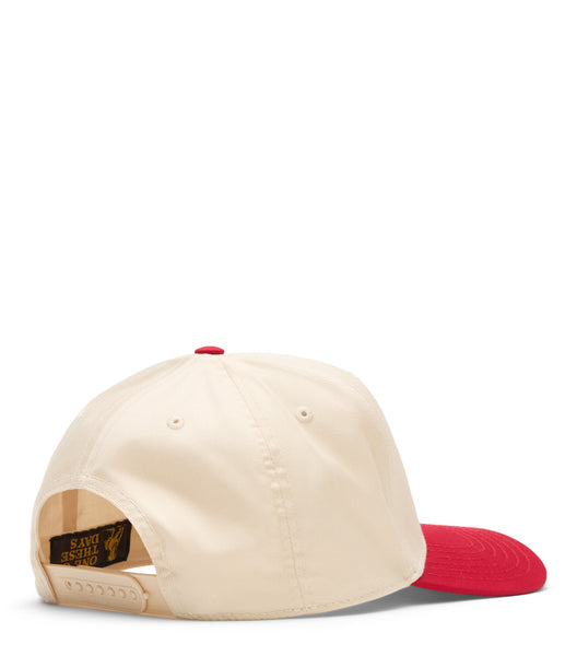 One Of These Days Just For A Moment 5 Panel Hat Red Natural