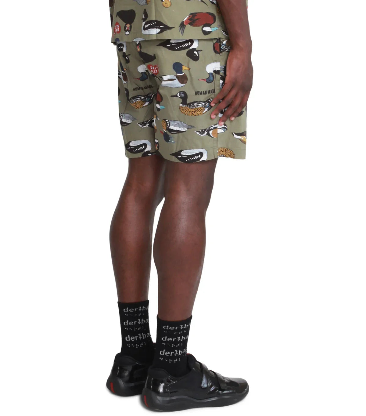 Human Made Duck Shorts Olive