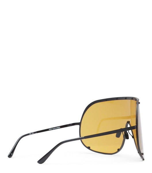 Rick Owens DRKSHDW Sunglasses Shield Black Green