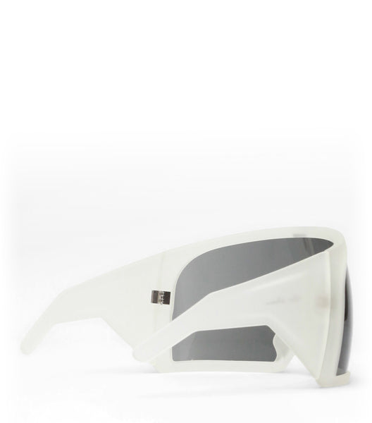 Rick Owens DRKSHDW Kriester Transparent Sunglasses White