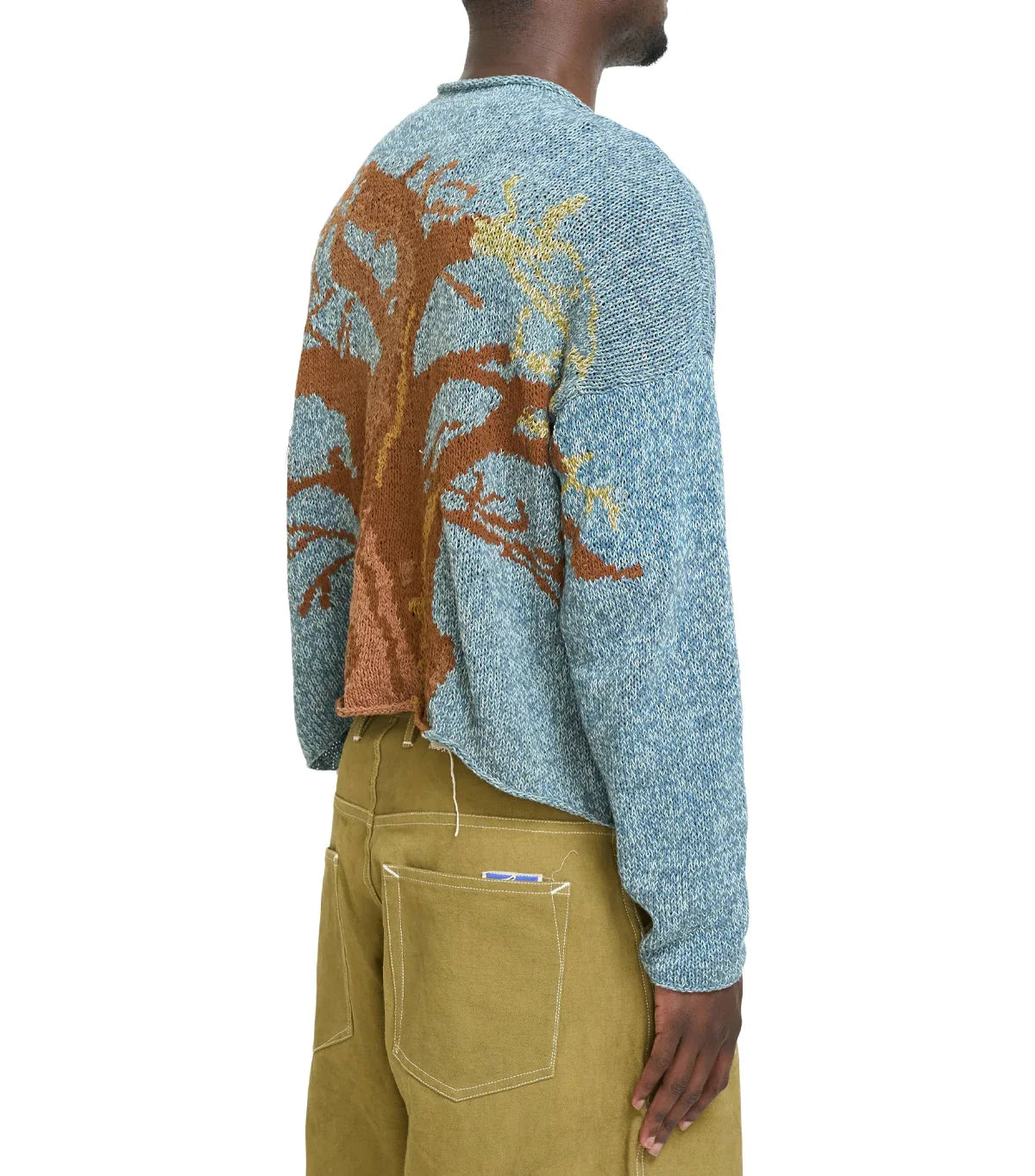 Story MFG Twinsun Rollneck Knit Indigo