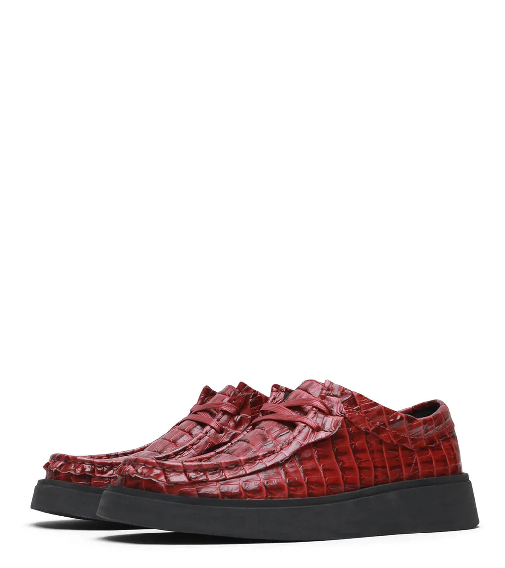 Clarks x Martine Rose Cur Torview Burgundy Leather
