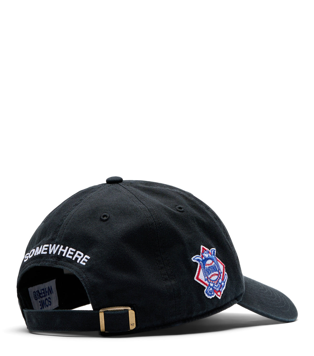 SOMEWHERE x '47 Brand x Washington Nationals Hat Black