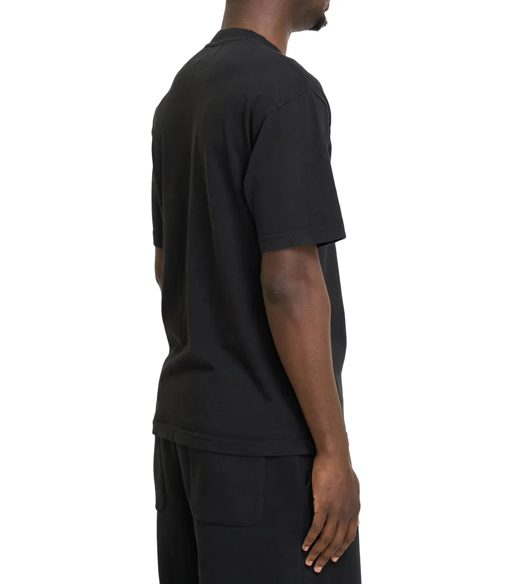 SOMEWHERE Logo Star T-Shirt Black