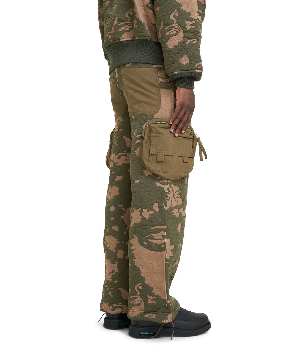KidSuper 3D Knit Cargo Pants Camo