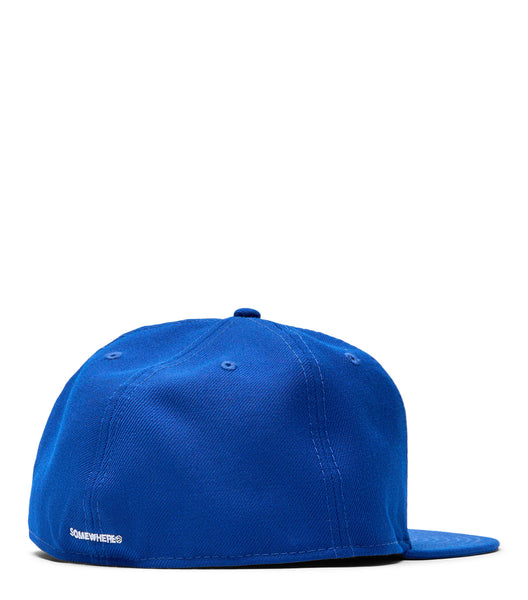 SOMEWHERE x New Era S Star Fitted Blue