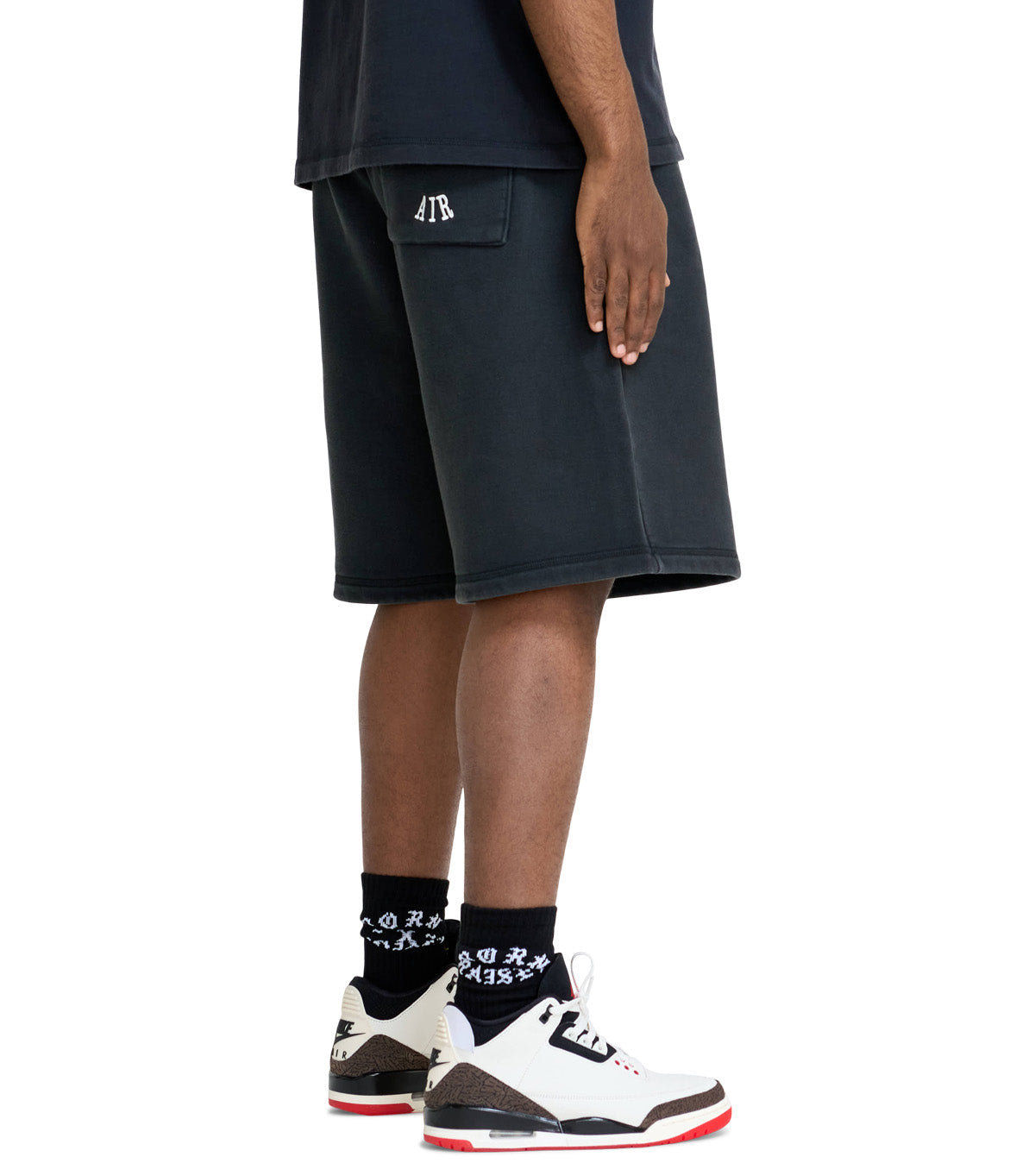 Jordan x IH Oversized Fleece Shorts Black