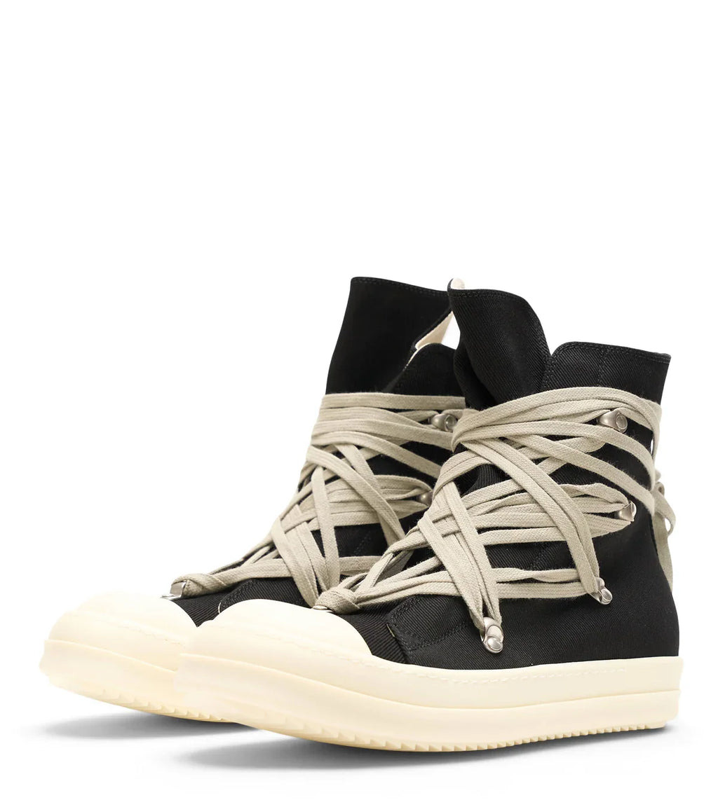 Rick Owens DRKSHDW Scarpe In Megalace Sneaks Black Milk