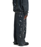 Mihara Yasuhiro Embellished Bleached Pants Black