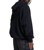 Rick Owens DRKSHDW Felpa Oversized Hoodie Black Milk