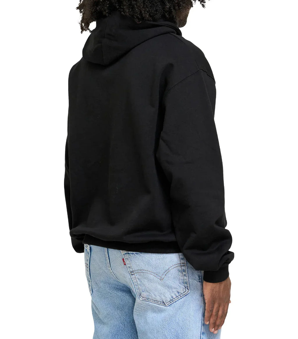 SOMEWHERE Arch Logo Hoodie Black