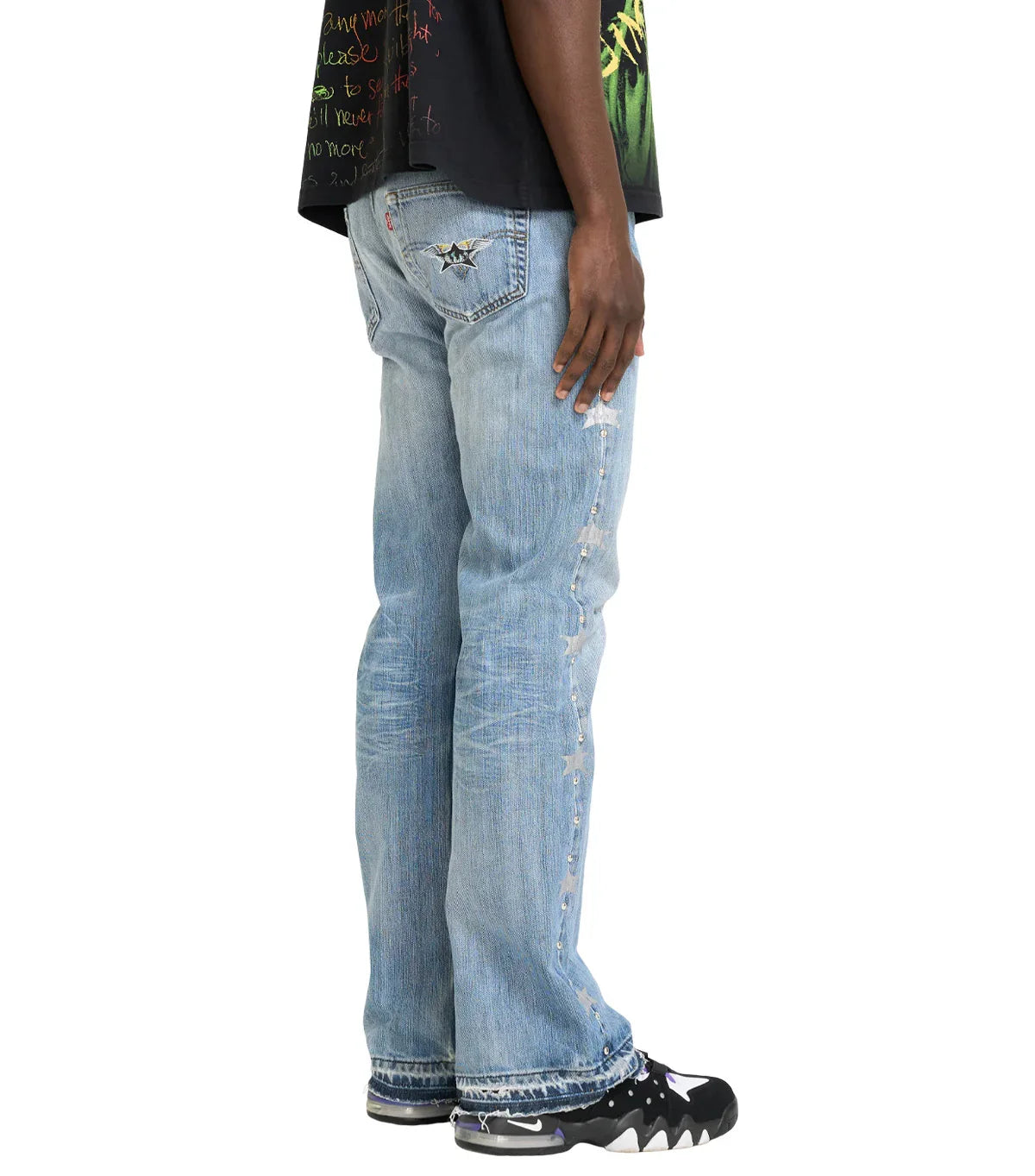 Barriers Denim Studded Jeans Indigo