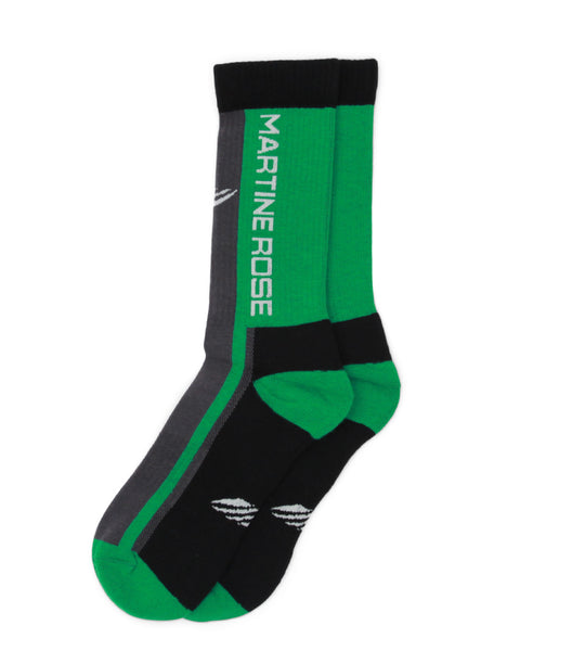 Martine Rose Sports Socks Multipack Black Green