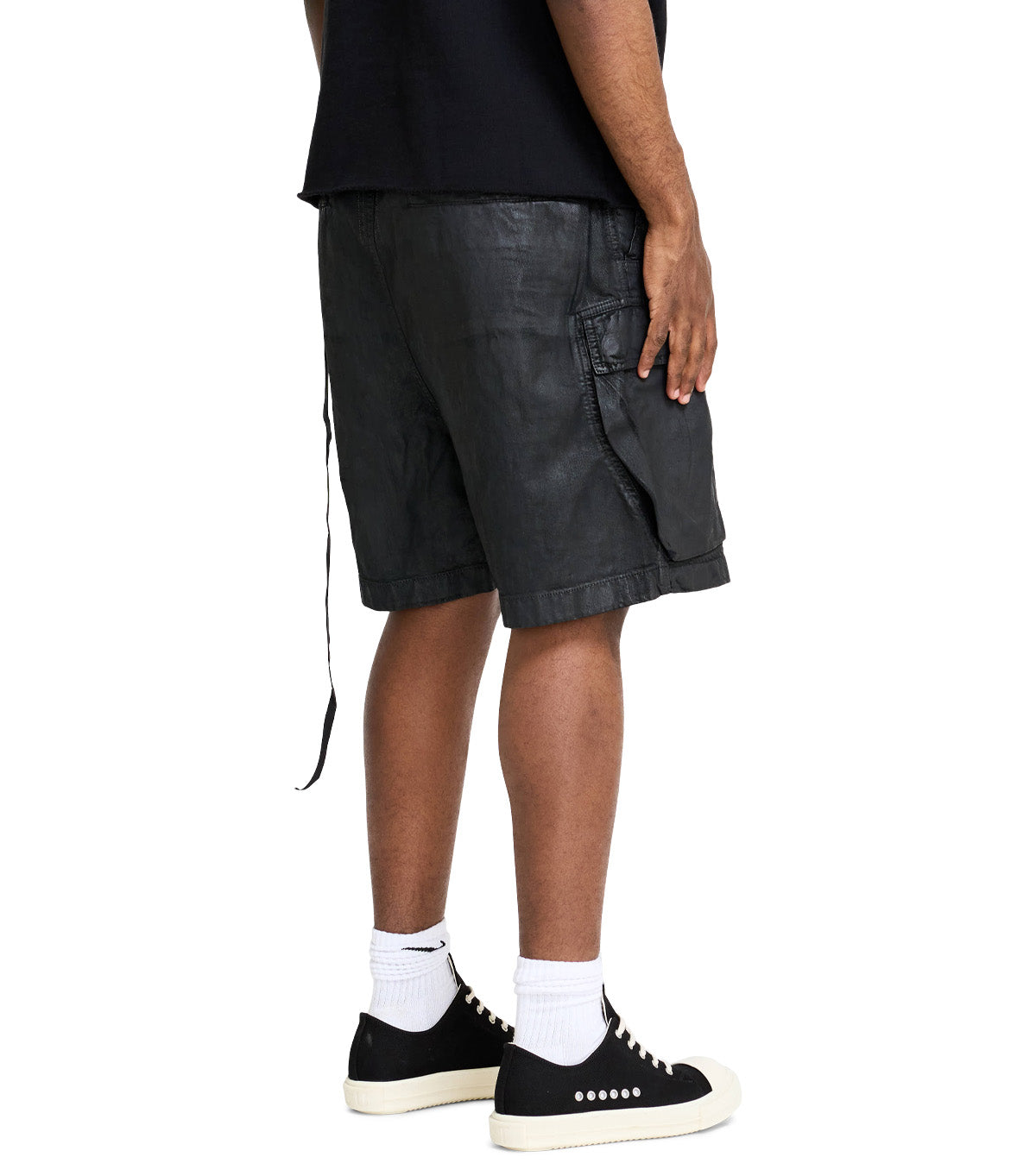 Rick Owens DRKSHDW Shorts In Denim Cargobela Shorts Black