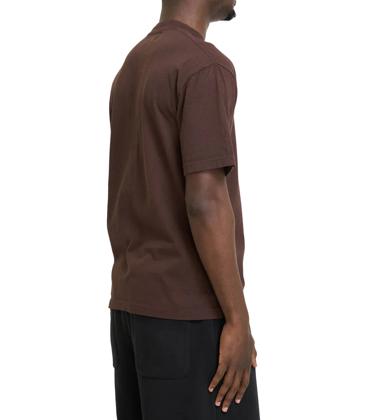 SOMEWHERE Logo Star T-Shirt Brown