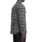 Born x Raised Flannel Shirt Jacket Black