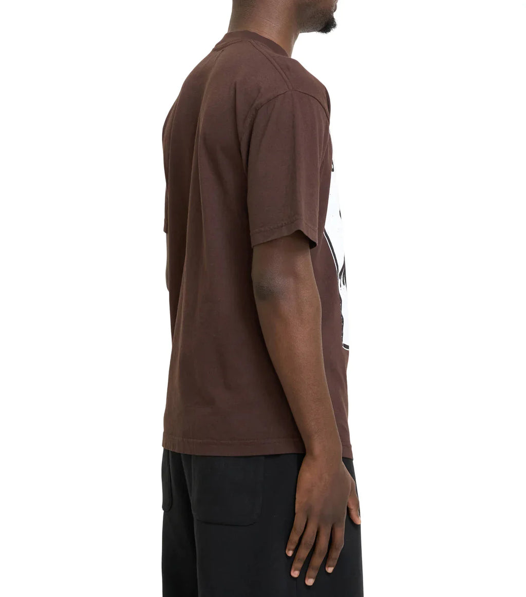 SOMEWHERE Fear City T-Shirt Brown