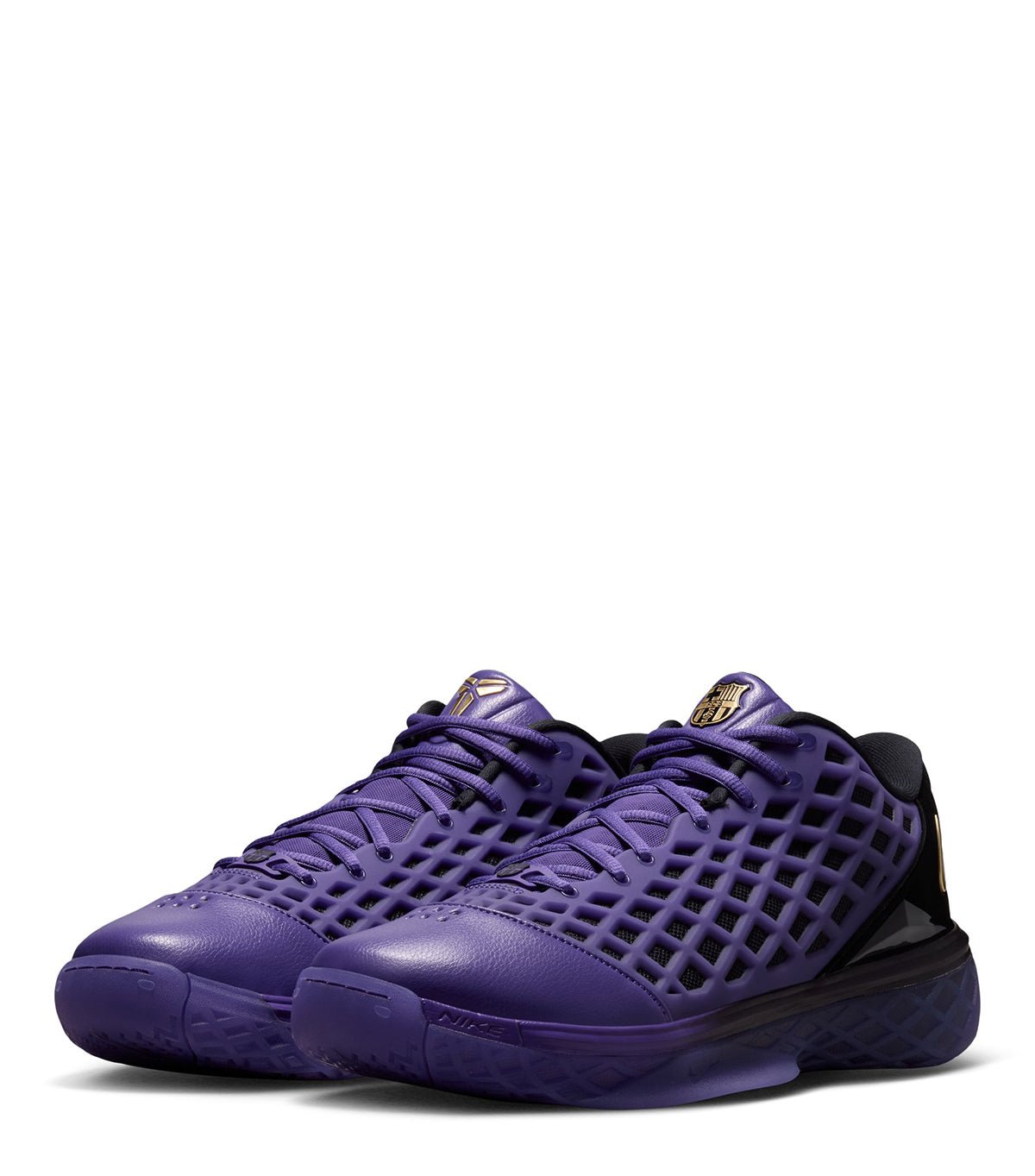 Nike x FC Barcelona Kobe 3 Low Protro Black Purple Gold - SOMEWHERE