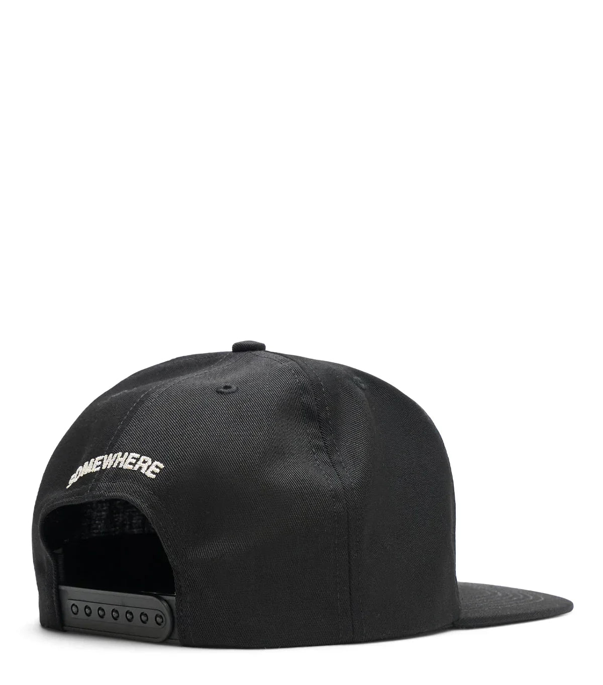SOMEWHERE Oval Logo Hat Black