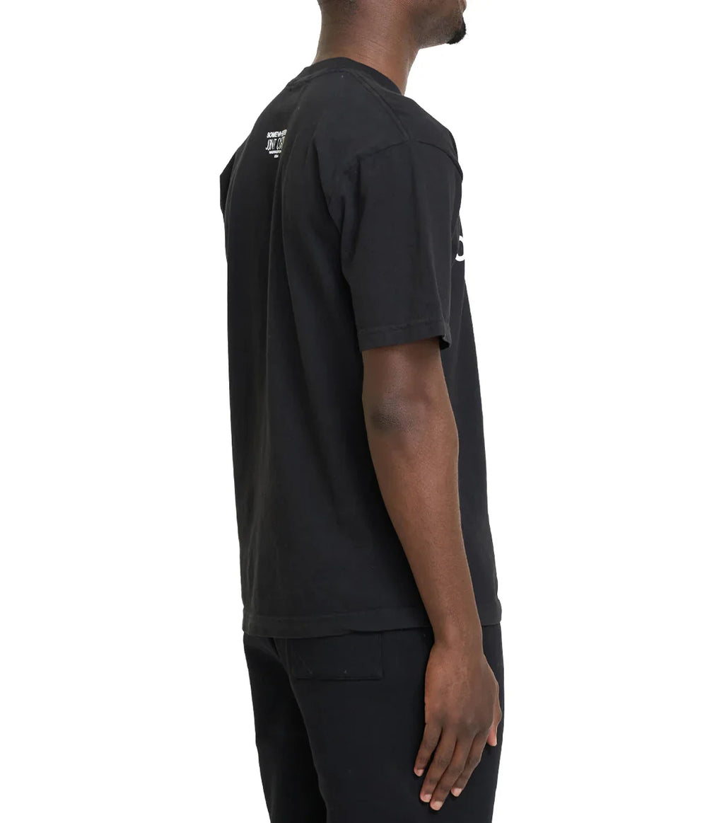 SOMEWHERE x Joint Custody T-Shirt Black