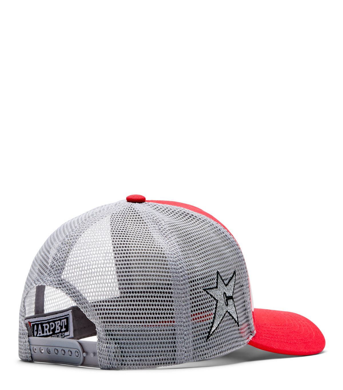 Carpet Company Varsity Trucker Hat Red