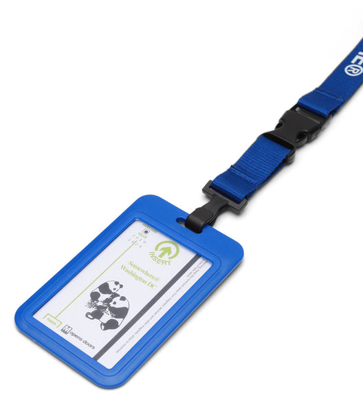 SOMEWHERE Fare Card Lanyard Blue