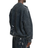 Mihara Yasuhiro Embellished Bleached Pullover Black