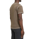 Museum of Peace & Quiet Wordmark Reverse Stitched T-Shirt Brown