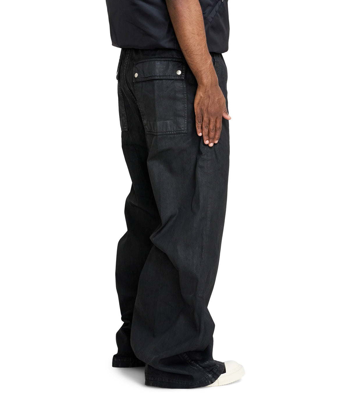 Rick Owens DRKSHDW Pantaloni In Denim Geth Belas Black
