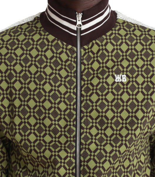 Wales Bonner Power Track Top Olive Brown