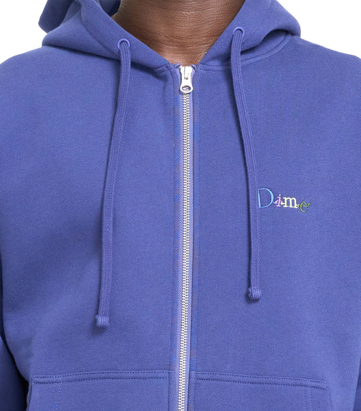 Dime Friends Zip Hoodie Night Blue