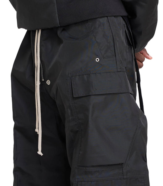Rick Owens DRKSHDW Double Cargo Jumbo Belas Black