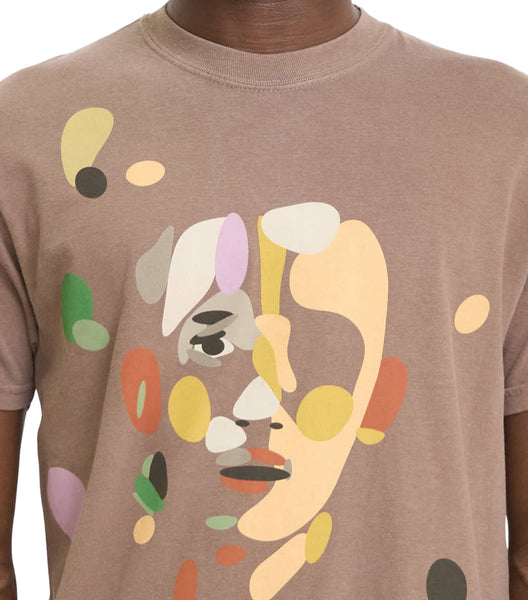 KidSuper Paint Blobs Brown T-Shirt