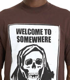 SOMEWHERE Fear City T-Shirt Brown