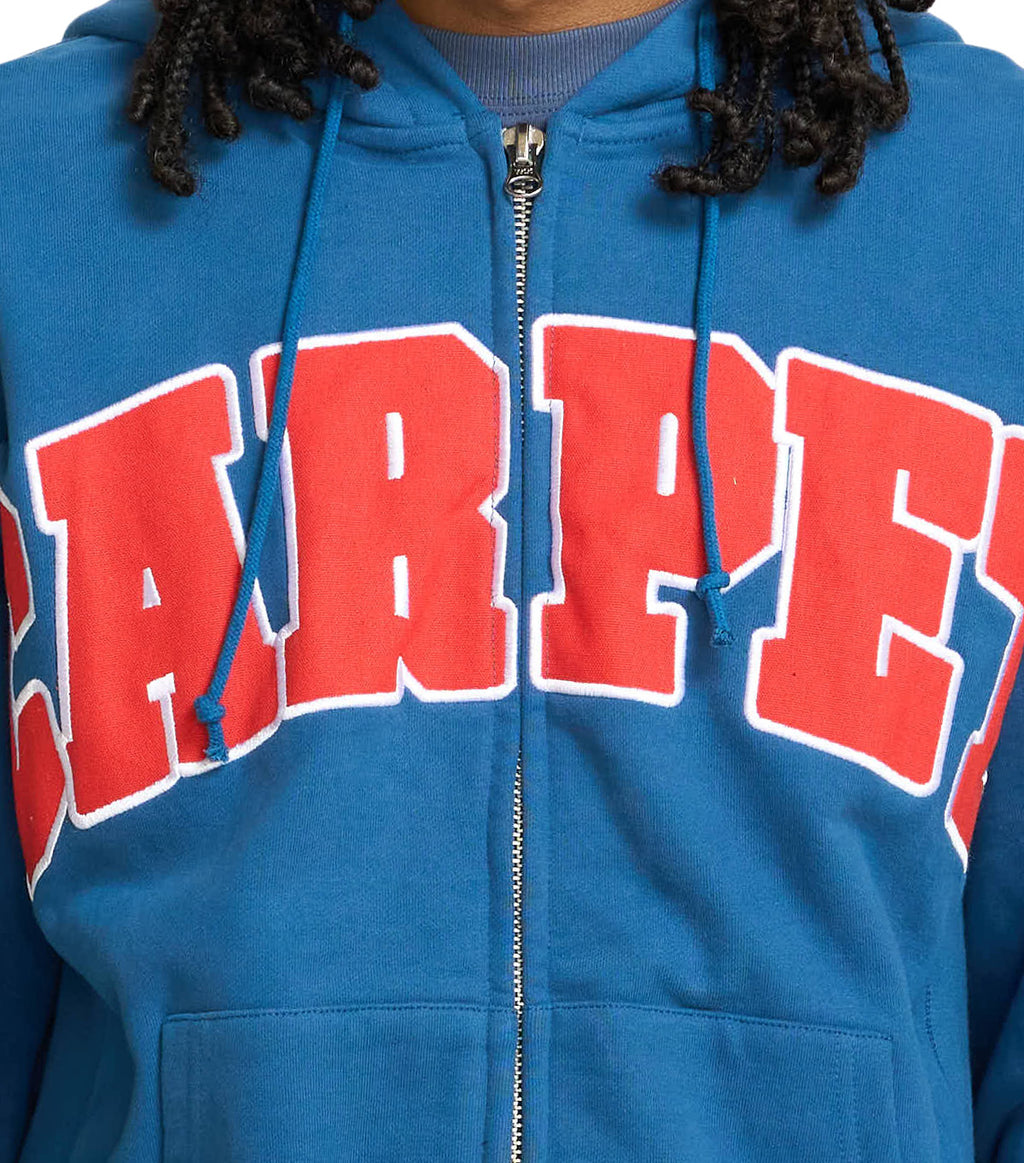 Carpet Company Varsity Hoodie Blue