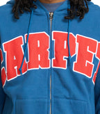 Carpet Company Varsity Hoodie Blue
