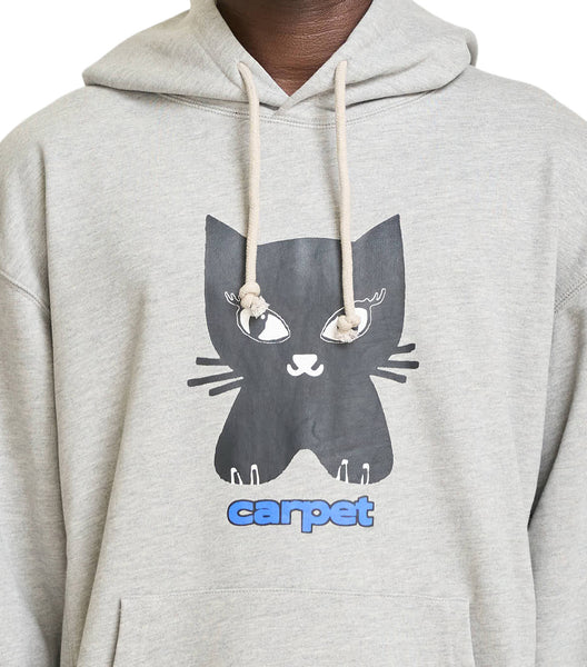 Carpet Company Cat Hoodie Grey