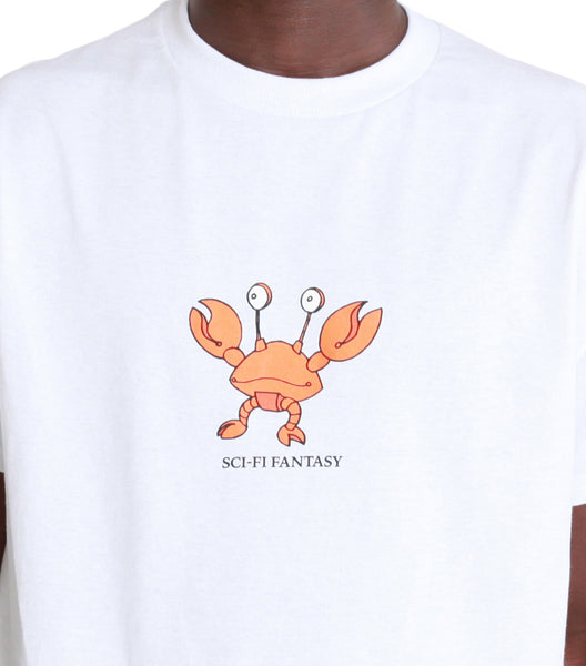 Sci-Fi Fantasy Crab Tee T-Shirt White