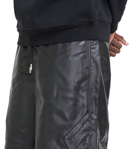 Jordan Air Jordan Vegan Leather Diamond Shorts Black