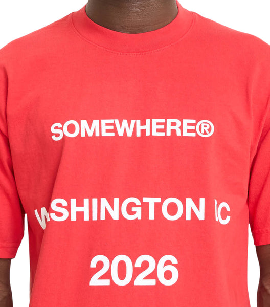 SOMEWHERE 2026 T-Shirt Red