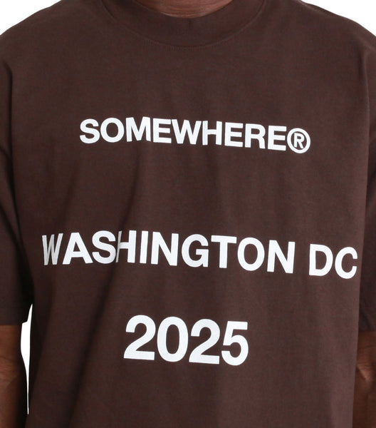 SOMEWHERE Seasonal 2025 T-Shirt Chocolate