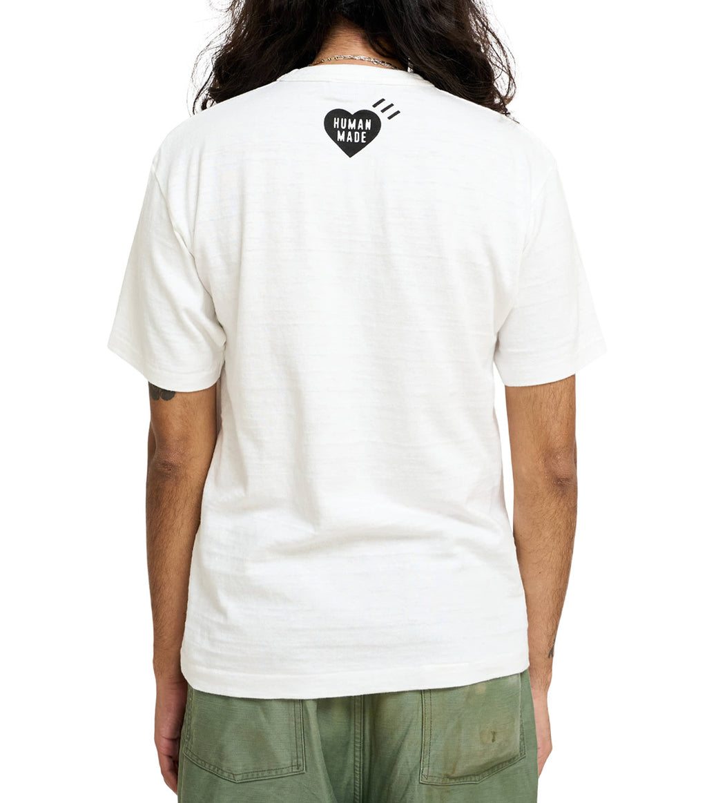 Human Made Cartoon Dog Graphic T-Shirt White