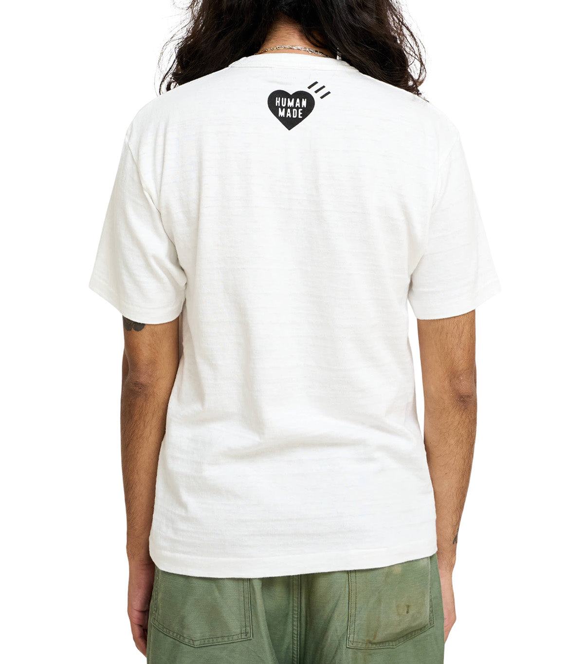 Human Made Cartoon Dog Graphic T-Shirt White