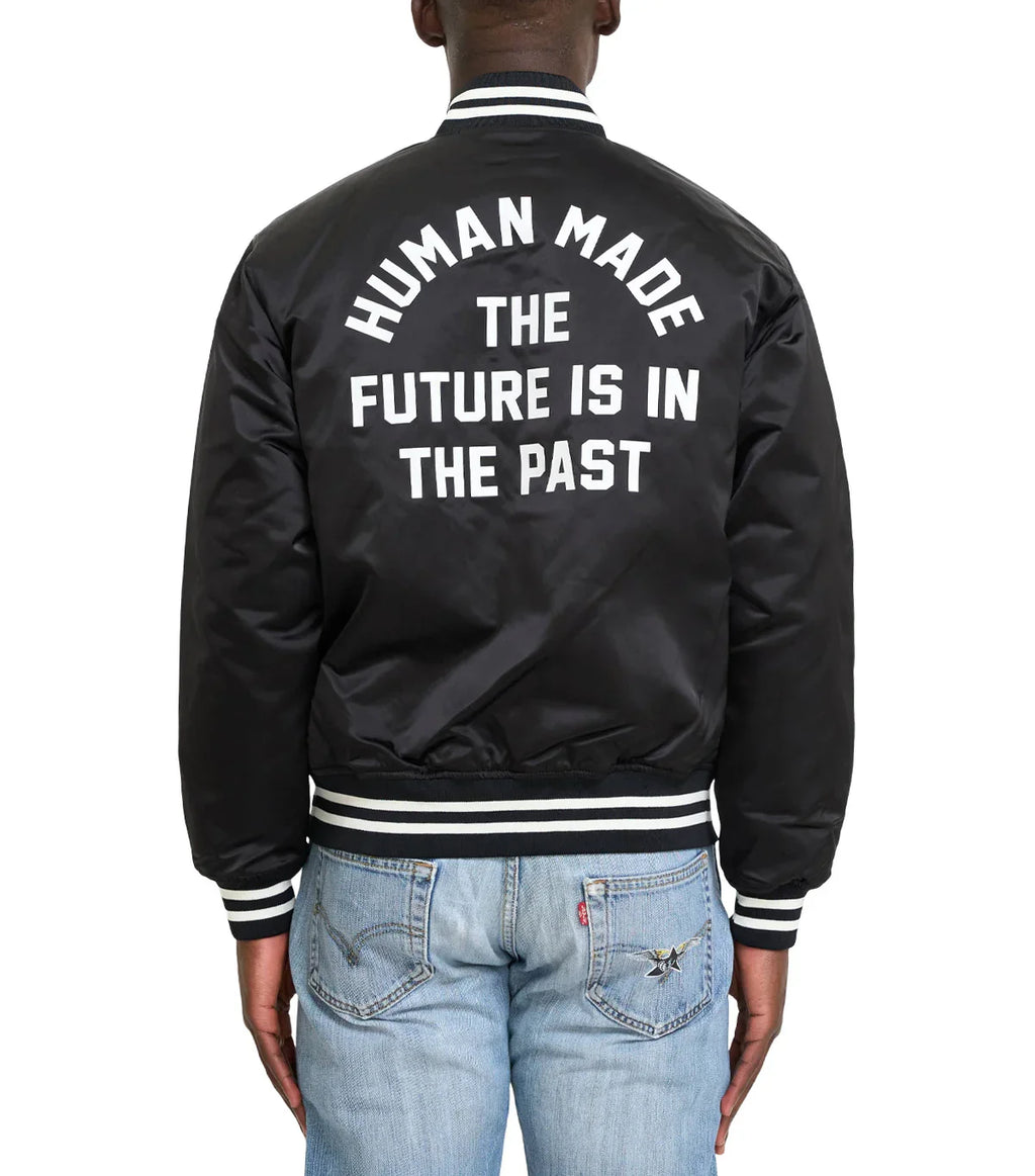 Human Made Nylon Stadium Jacket Black